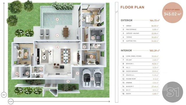 �����, �. ������, �������, Manor (345 �2) ����
