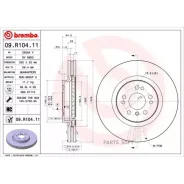 ���� ��������� ������ Mercedes-BENZ: M-Class 05-, R-Class 06- Brembo 09. R104.11 09R10411 ����