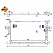 �������� ���������� OPEL Astra H 04-, Zafira 05-, NRF 58344 58344 ����