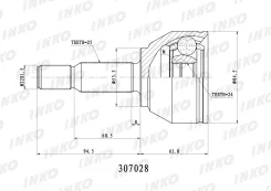 ���� ������� 25/24 | ����� ����/��� | INKO 307028 307028 ����
