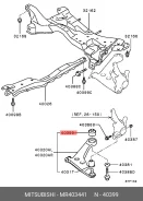 ����������� ������ �������� �������� ������ ��� Mitsubishi Lancer, Mitsubishi Airtrek I, Mitsubishi Outlander mitsubishi mr403441 MR403441 ����
