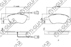 ��������� ������� �������� /�������� /�������� 4 �� /Tiguar ��� Citroen Berlingo 1999; Peugeot Partner 19961007, 206, 207, 307; Geely Emgrand; TG0187...
