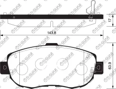 ��������� ������� �������� /�������� �������� 4�� /Tiguar ��� Toyota Aristo JZS147, UZS143, MARK JZX90, Crown 1992; TG1324 PN1324 0446514080 Tiguar TG...