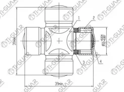 ���������� TG-CJCS004/ST-1639 * Ti�GUAR Tiguar Tgcjcs004 � ����-��� TGCJCS004 ����