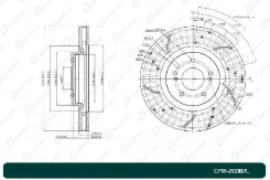 ���� ��������� ��������������� ������������� G-brake GFR-20087L ����� GFR20087L ����