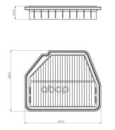 ������ ��������� Chevrolet Captiva 2006-, OPEL Antara 2006- SK ���. SKAF1334 SKAF1334 ����