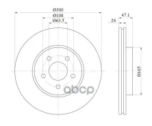 ���� ��������� �����. ������������� FORD Mondeo 2000-2007, Jaguar X-Type 2001-2009 SK ���. SKBD1124 SKBD1124 ����