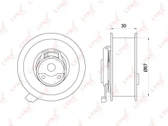 ����� �������� ����� ��� ��� Volkswagen POLO, Volkswagen GOLF, SEAT Cordoba LYNXauto PB-1173 PB1173 ����