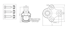����� ������� �����. ������ L/R VW Caddy 1995-2004/Golf -1997/Jetta -1991/Passat 1988-1996/Polo 1995-2001/Vento 1991-1998, SEAT Cordoba 1994-1999/Ibiz...