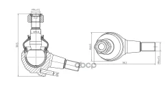 ����� ������� �����. ������ L/R Mercedes-BENZ C180-43(W202) 1994-2000/CLK200-55(C208) 1997-2002/E200-55(W210) 1995-2002/SLK200-320(R170) 1996-2004 SKB...