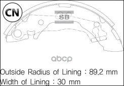 ������� ��������� ����������, ������ - �������� 4�� (���� �� ��������) Sangsin Brake SA047 SA047 ����