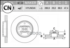 ���� ��������� �������� Sangsin Brake SD1051 SD1051 ����