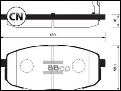 ������� �������� � SP1162SNS 1038 02, Sangsin Brake SP1162 SP1162 ����