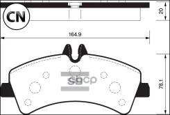 ������� �������� � SP1426SNS GDB1699=1247 00 [2E0698451A], Sangsin Brake SP1426 SP1426 ����