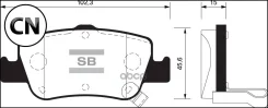 ������� ��������� ��������, ������ Sangsin Brake SP1501 SP1501 ����