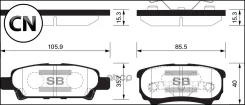 ������� ��������� ��������, ������ Sangsin Brake SP2111 SP2111 ����