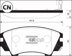 ������� �������� �������� Sangsin Brake SP2175 SP2175 ����