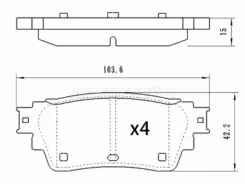 ������� ��������� (�����) Mitsubishi Outlander 21- / Nissan X-Trail 22- SAT ST-28-0322, ������ ST280322 ����