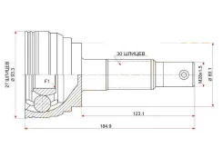 ���� (�������) Toyota LAND Cruiser Prado 1995-2002 TOY38 1KZTE TOY38 ����