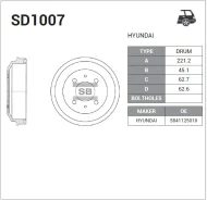������� ��������� Sangsin Brake SD1007 SD1007 ����
