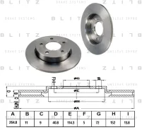 ���� ��������� ������ ��� Mazda 3 blitz bs0204 BS0204 ����