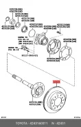 ���� ��������� ������ Toyota 42431-60311 4243160311 ����