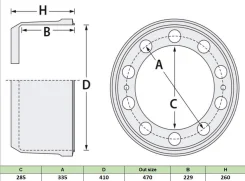������� ��������� G-brake GD-90026 GD90026 ����