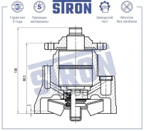 ����� ������� Toyota Tundra I FJ Cruiser Land Cruiser Prado (J120) Land Cruiser (J200) Fortuner I (G Stron ���. stp0210 STP0210 ����