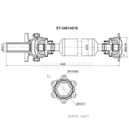 ��� ��������� Mitsubishi Pajero 99-15 / Montero 00-06 SAT ST-3401A018 ST3401A018 ����