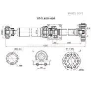 ��� ��������� Volkswagen Touareg 02-10 SAT ST-7L6521102G ST7L6521102G ����