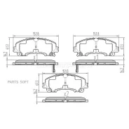 ������� ��������� (�������) Nissan X-Trail 13-22 / Infiniti EX25 11-13 SAT ST-D1060-4CC0A, �������� STD10604CC0A ����