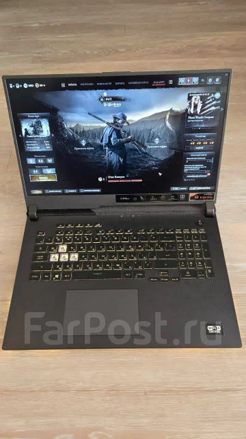 Asus ROG Strix G17. 17.3", 2,2����, ��� 16 ��, ���� 512���, WiFi: 1, Bluetooth: 1, ����������� �� 6��. ����