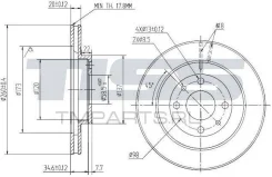 ���� ��������� �������� DF4107 (260x19,8) 4 ��� JD JBD0001 JBD0001 ����