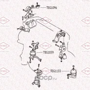 ����� ��������� Toyota Highlander I (2001-2006) [178Tatsumiteg1096] TEG1096 ����