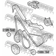 ����� �������� Febest 2188TKE 2188TKE ����