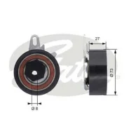 ����� �������� ����� ��� Volvo 2,5 TDI 850 08/95-12/96, S70 01/97-11/00, S80 01/99-07/06, V70 01/97-08/07, VW Crafter 04/06 T43067 ����