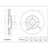 ���� ��������� ����� FORD Ecosport 14- SAT ST2026104 ST2026104 ����