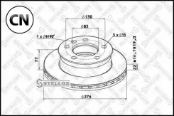 ���� ���������, ������ 275/130x22/77 5n Omn Stellox 8500730SX 8500730SX ����