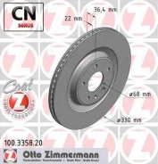 ���� ���������, ���� 330x22/36-5x112 OTTO Zimmermann 100335820 100335820 ����