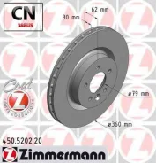 ���� ���������, ����� 360x30/62-5x120 OTTO Zimmermann 450520220 450520220 ����