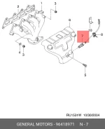 ������ ����������� ������-���� ��� Chevrolet Rezzo, Chevrolet AVEO, Chevrolet Captiva 2.4 GM 96418971 96418971 ����