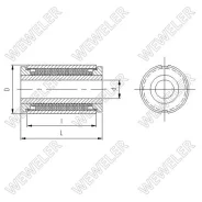 ����������� ������� MAN TGA/TGS/TGX 24*65*100 Weweler C234688 C234688 ����
