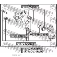 ������� ��������� ������ ������ (�� ������) Febest 0177MCU30RRH 0177MCU30RRH ����