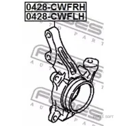 ����� ���������� ������ Febest 0428Cwfrh 0428CWFRH ����