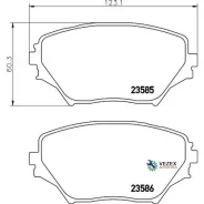 ������� ��������� �������� ������. RAV 4 Mk II (CLA2_ XA2_ ZCA2_ ACA2_) RAV 4 II (CLA2_ XA2_ ZC Mintex MDB2155 MDB2155 ����