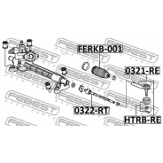 ���� ������� Honda Crossroad RT1 [JP] Febest 0322RT 0322RT ����