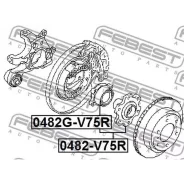 ������� ������ Febest 0482GV75R 0482GV75R ����