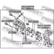 ������� Febest 0477K96WFLH Mitsubishi Pajero II V14W-V55W 1991-2004MB858404 Febest 0477K96WFLH 0477K96WFLH ����