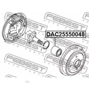 ��������� ����. ����. ��������. Nissan Micra IV (K13) 10- Febest DAC25550048 DAC25550048 ����