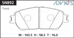 �������� ��������� ������� Advics �������� Advics SN892 SN892 ����